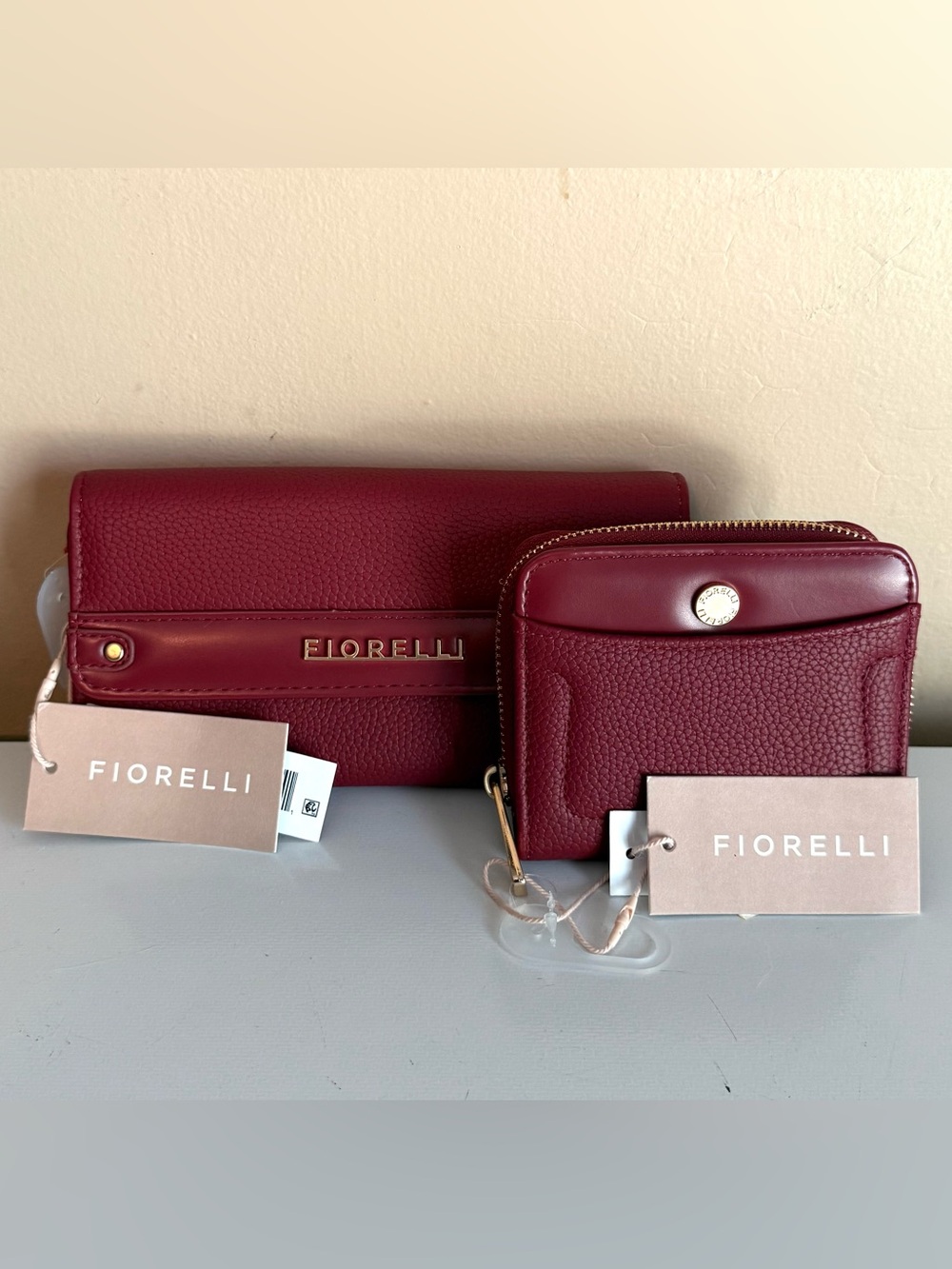 Fiorelli Burgundy Wallet and Coin Purse Set